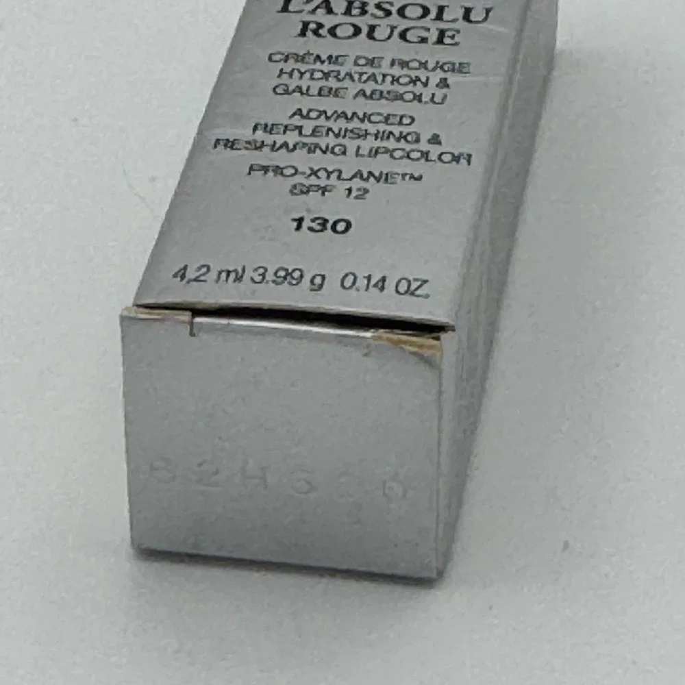 Lancome L'Absolu Rouge Replenishing‎ Reshaping Lipstick 130 Discontinued NIB